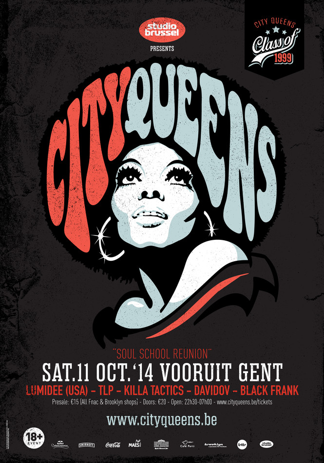 City Queens - Soul School Reunion - Sat 11-10-14, Kunstencentrum Viernulvier